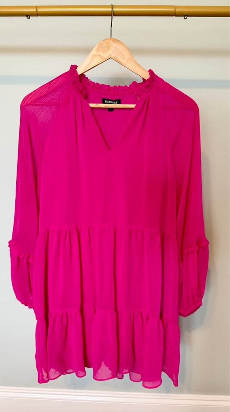 Express Hot Pink Mini Dress – Size Small – Gently used